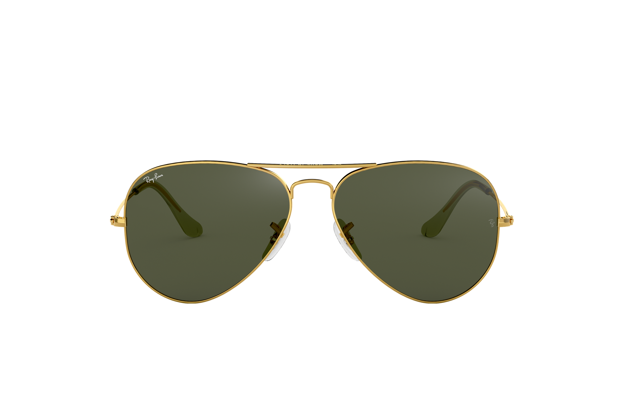 ray ban green gold