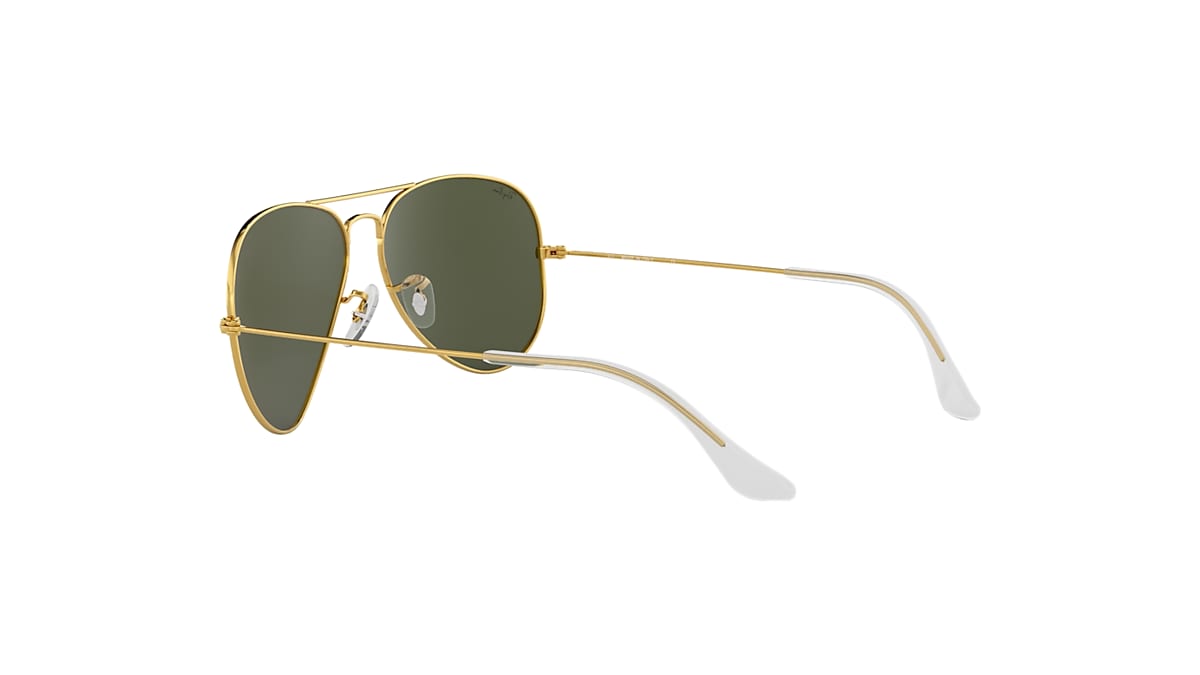 Fighter Legeme Arthur AVIATOR CLASSIC Sunglasses in Gold and Green - RB3025 | Ray-Ban® US
