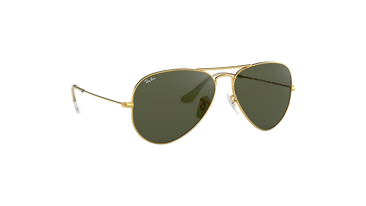 AVIATOR in Gold and Green - | Ray-Ban® US