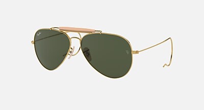 OUTDOORSMAN Sunglasses in Black and G-15 Green - RB3030 | Ray-Ban®