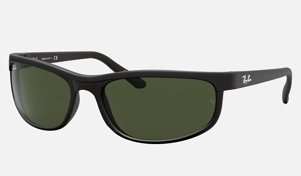 World window buyer Solve Predator 2 Sunglasses in Black and Green | Ray-Ban®
