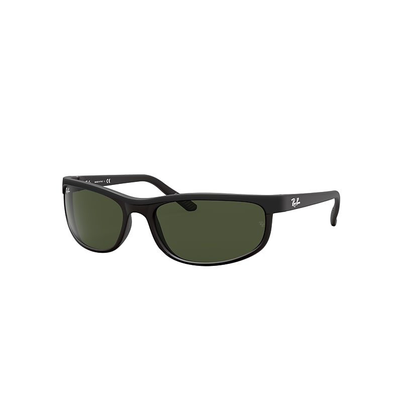 Ray-Ban Predator 2 Sunglasses Black Frame Green Lenses 62-19
