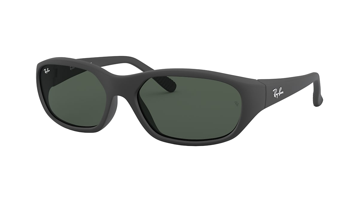 Ray-Ban Daddy-o II Sunglasses Black Frame Green Lenses 59-17