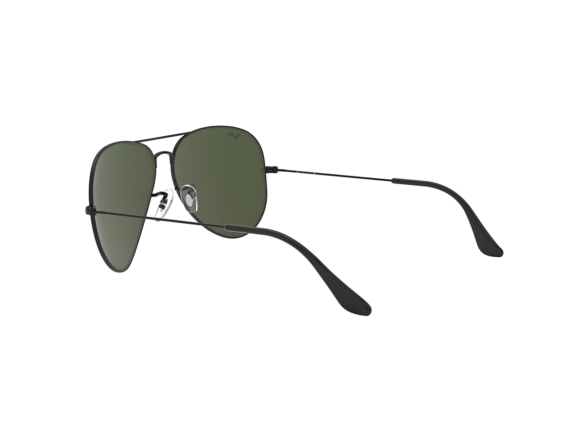 AVIATOR LARGE METAL II Sunglasses in Black and Green - RB3026