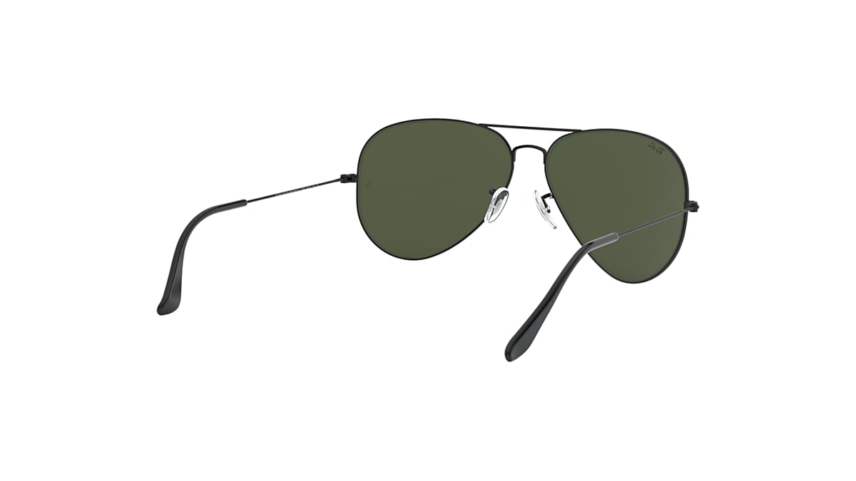 AVIATOR LARGE METAL II Sunglasses in Black and Green - RB3026 
