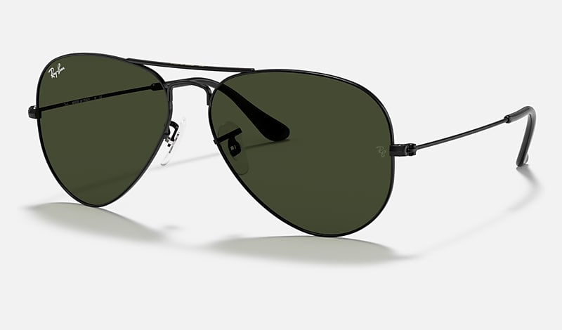 Hoofd bank kleding stof AVIATOR CLASSIC Sunglasses in Black and Green - RB3025 | Ray-Ban® US