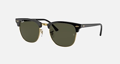 CLUBMASTER CLASSIC Sunglasses in Black On Gold and G-15