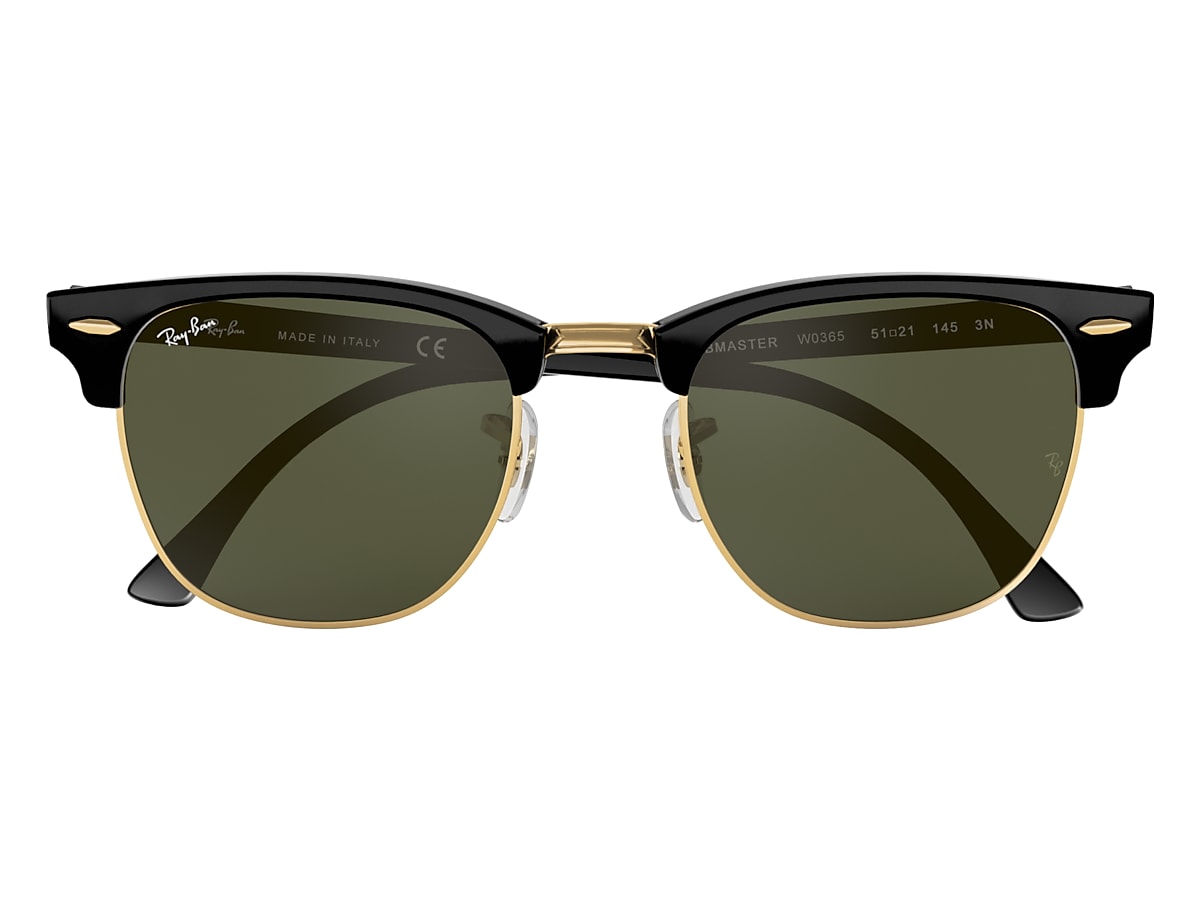 lijden belediging Inspecteur Clubmaster Classic Sunglasses in Black On Gold and Green - RB3016 | Ray-Ban®  US