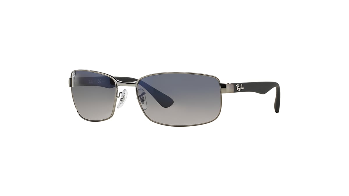 Rb3478 Sunglasses in Gunmetal and Blue/Grey | Ray-Ban®