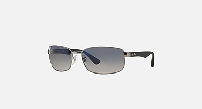 レイバン RB 3478 RB3478 Sunglasses in Gunmetal and G-15 Green - RB3478 | Ray