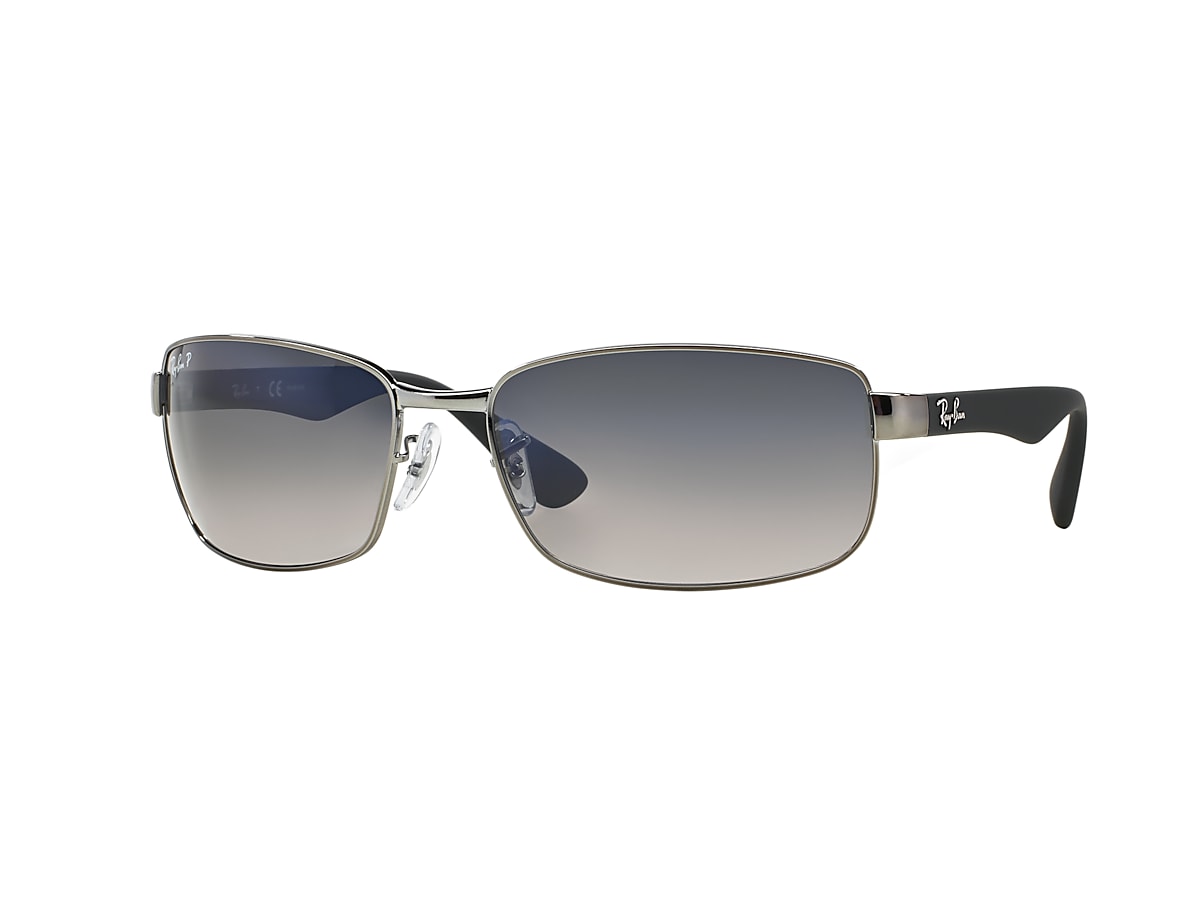 RB3478 Sunglasses in Gunmetal and Blue/Grey - RB3478 | Ray-Ban® US