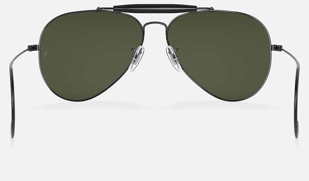 Outdoorsman Sunglasses in Black and Green - RB3030 | Ray-Ban® US