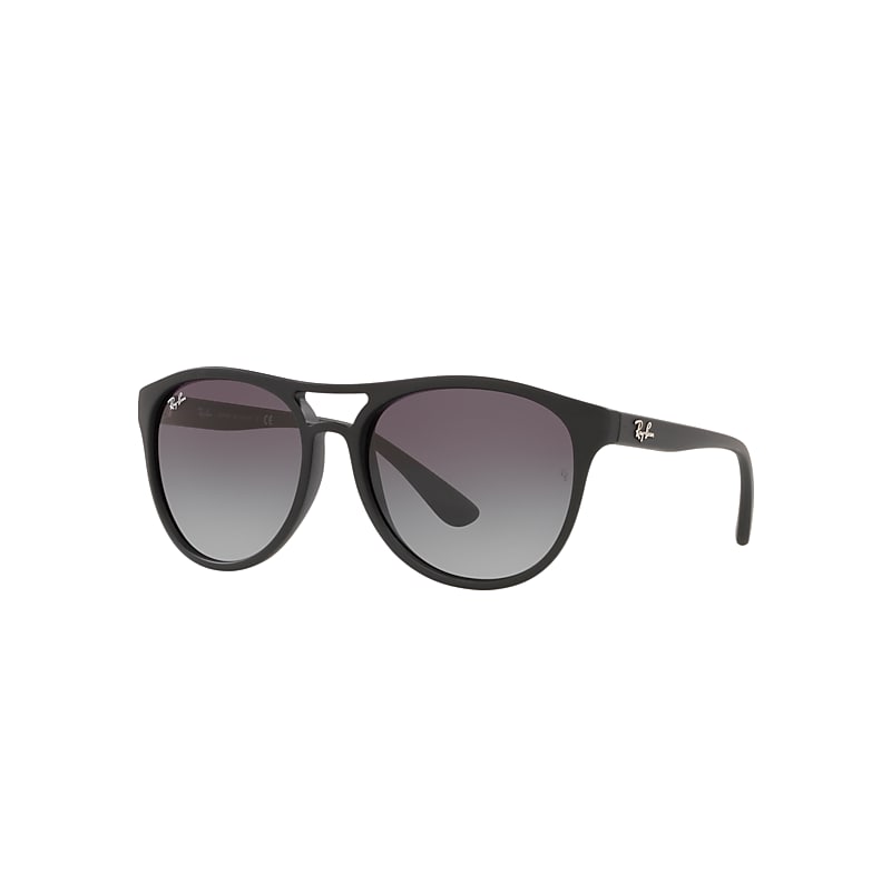 Ray-Ban Brad Sunglasses Black Frame Grey Lenses 58-17