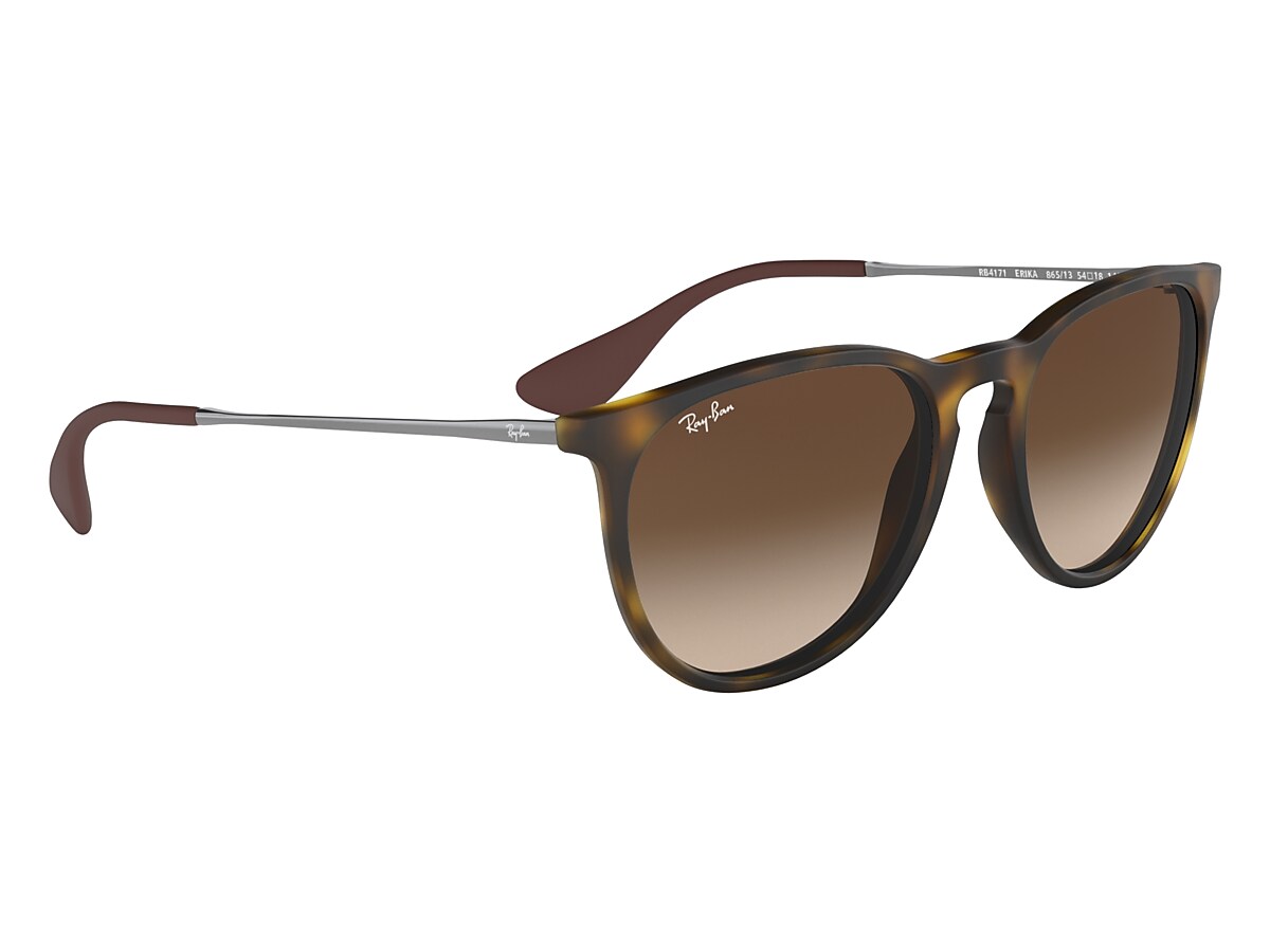 ERIKA CLASSIC Sunglasses in Havana and Brown - RB4171 | Ray-Ban®