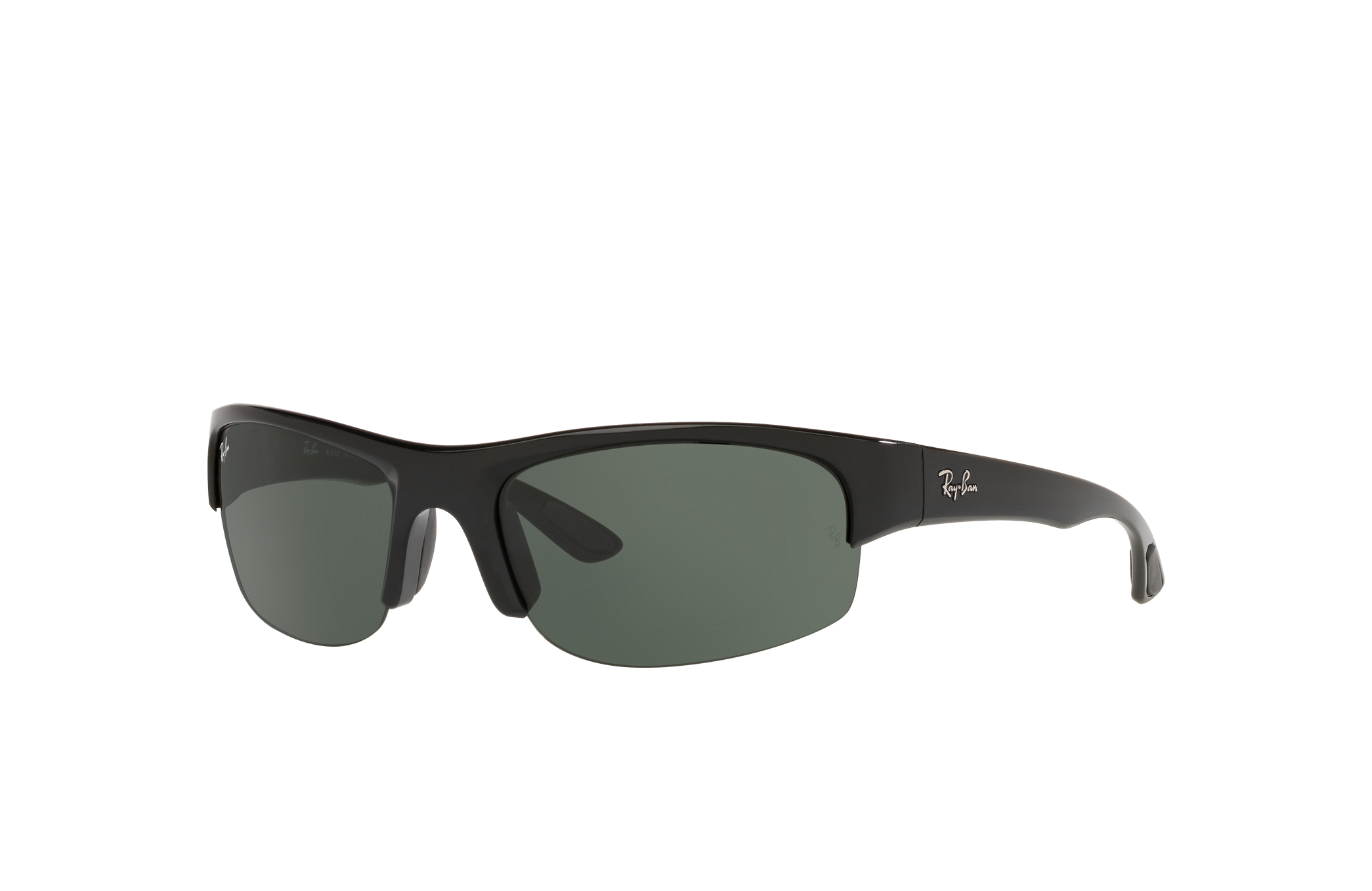 bølge blur Fahrenheit Rb4173 Sunglasses in Black and Green | Ray-Ban®