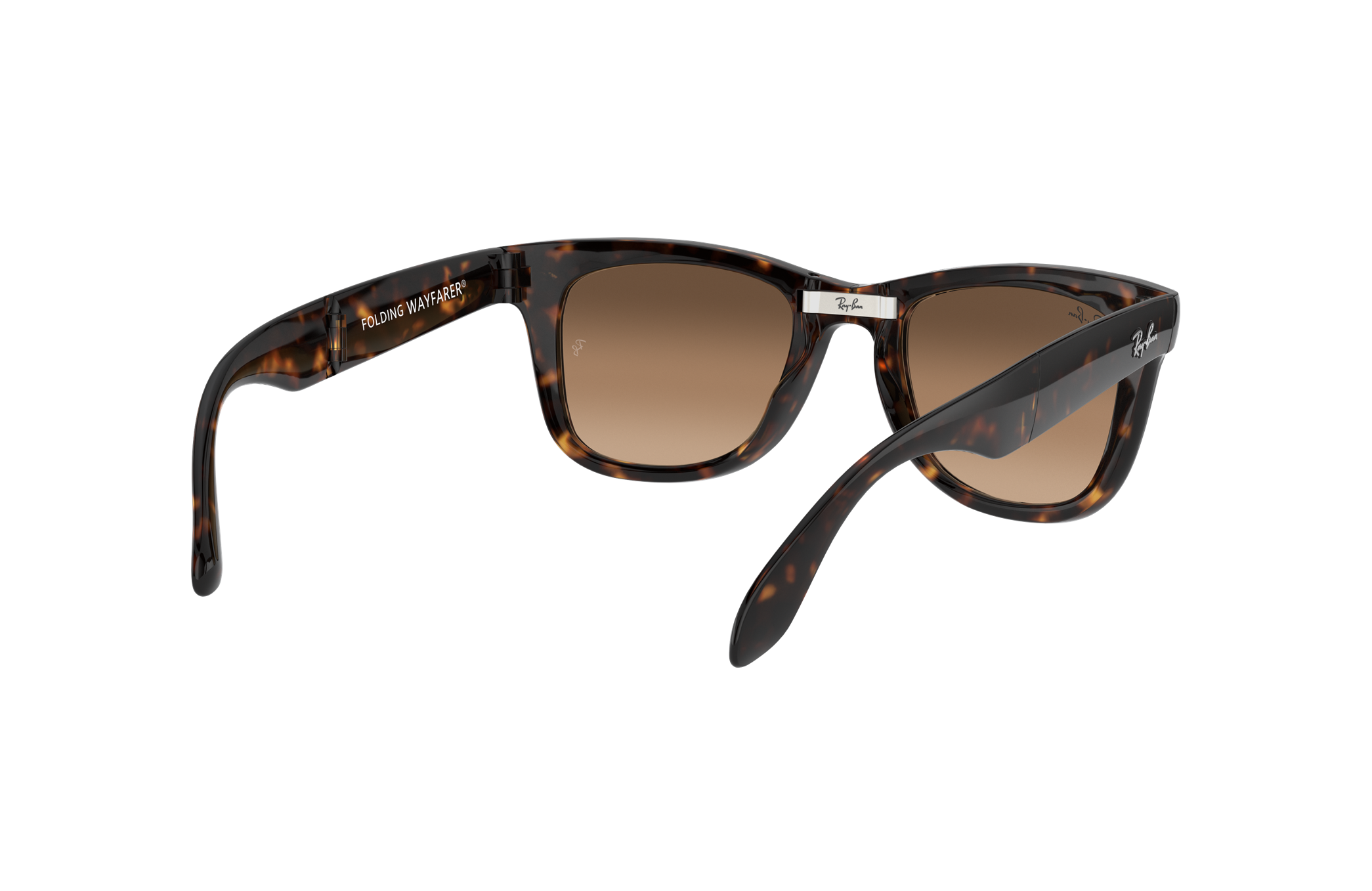 ray ban folding wayfarer polarized brown