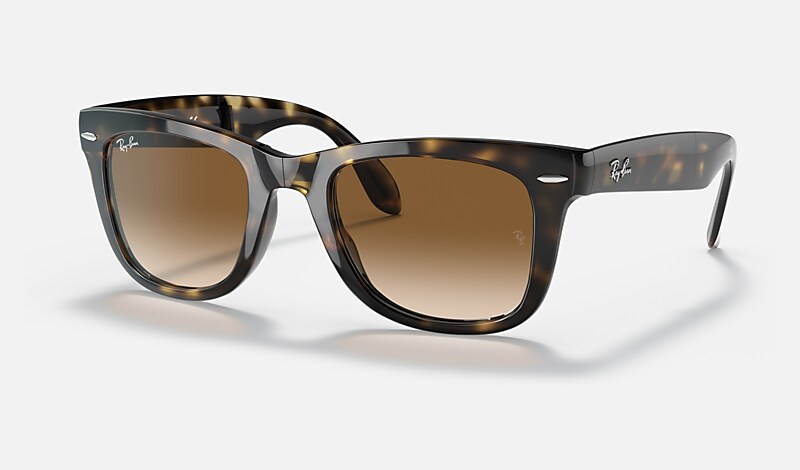 WAYFARER FOLDING CLASSIC Sunglasses in Light Havana and Light