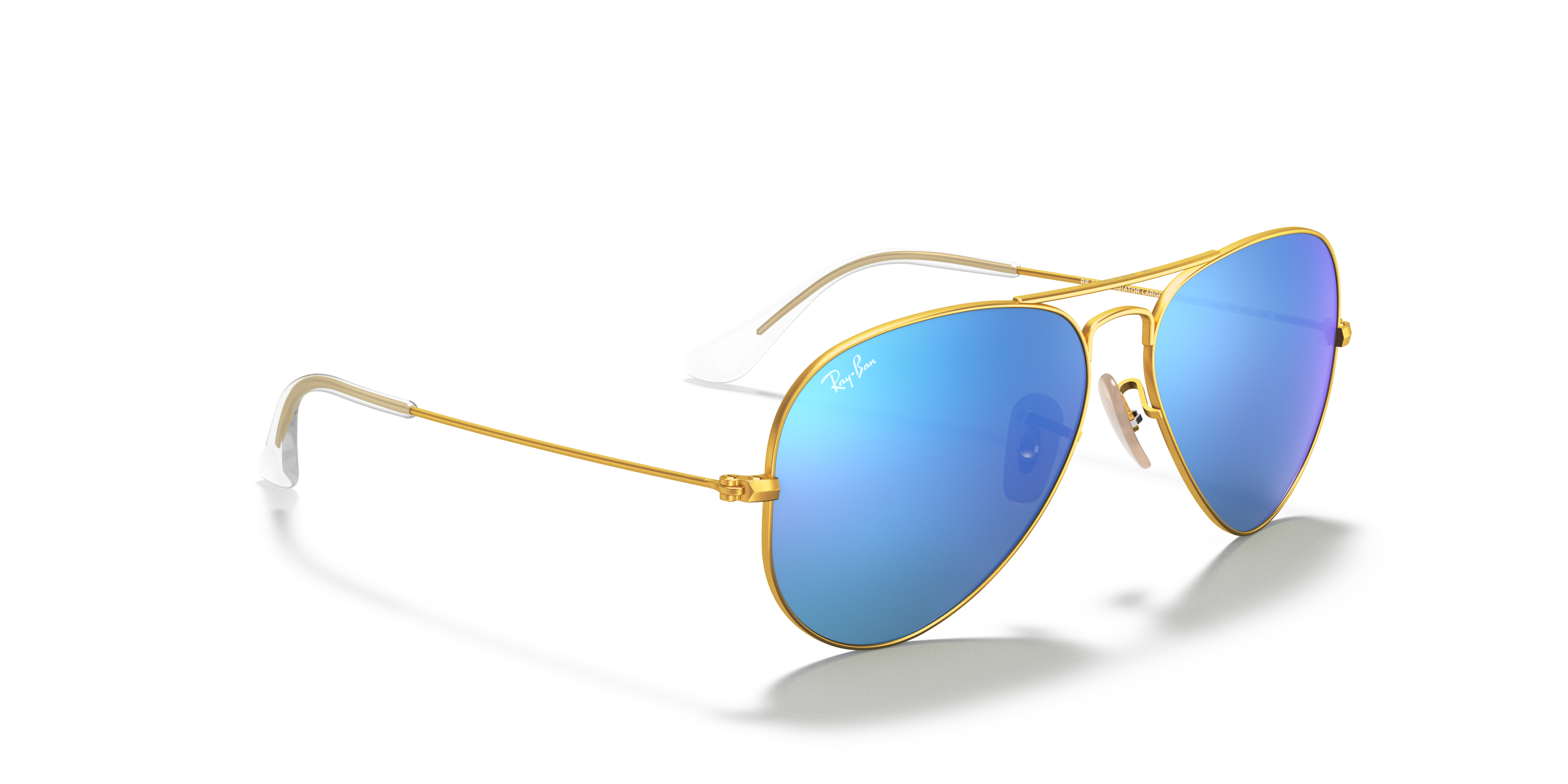 Accesorios Gafas de sol Gafas de piloto Ray Ban Gafas de piloto color oro-azul look casual 