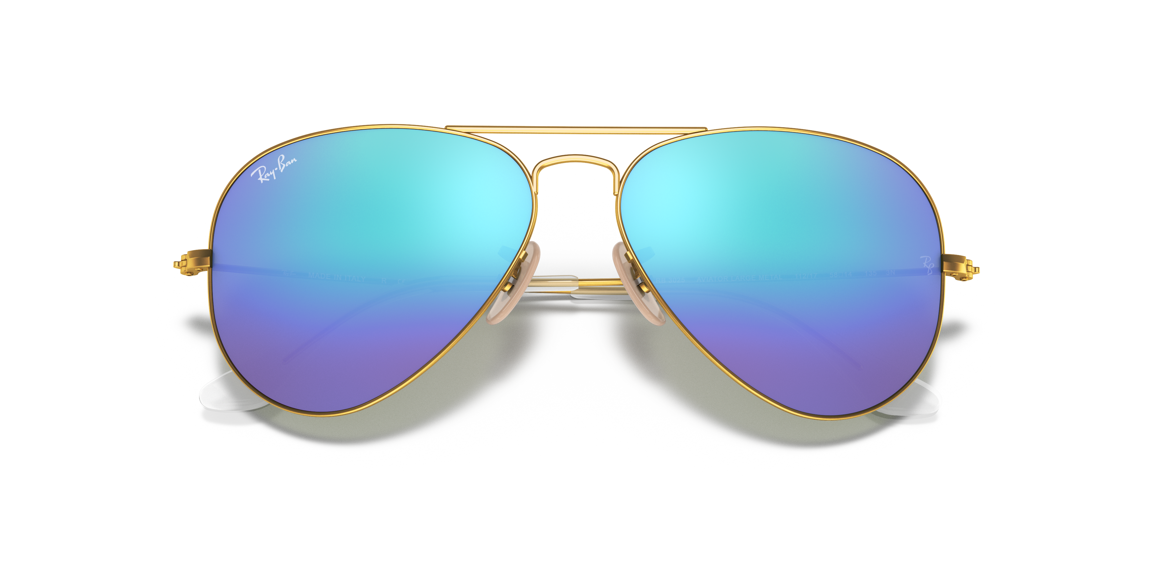 Womens Sunglasses Ray-Ban Sunglasses Blue Ray-Ban Sunglasses in Gold 