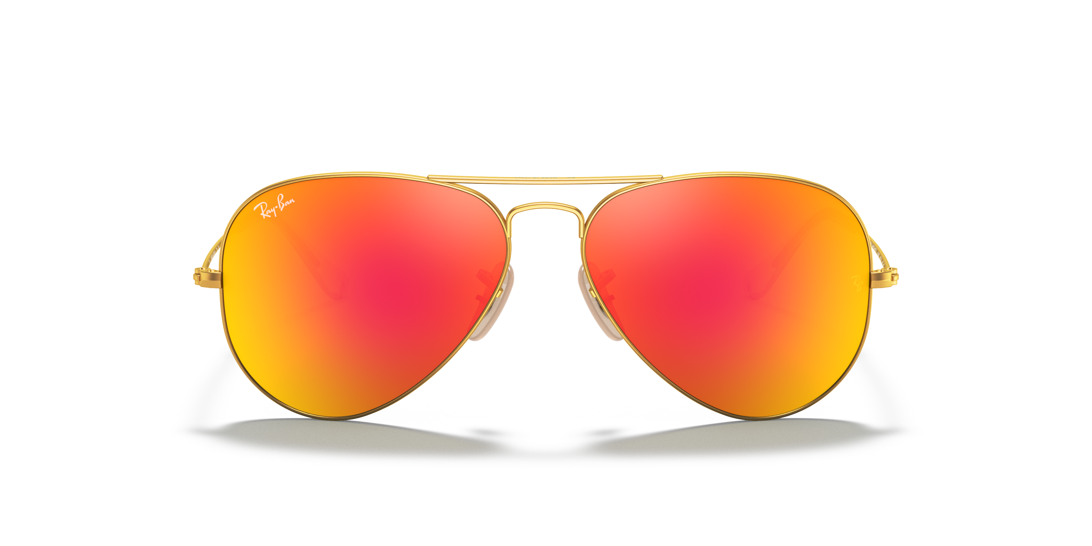 ray bans with orange lenses