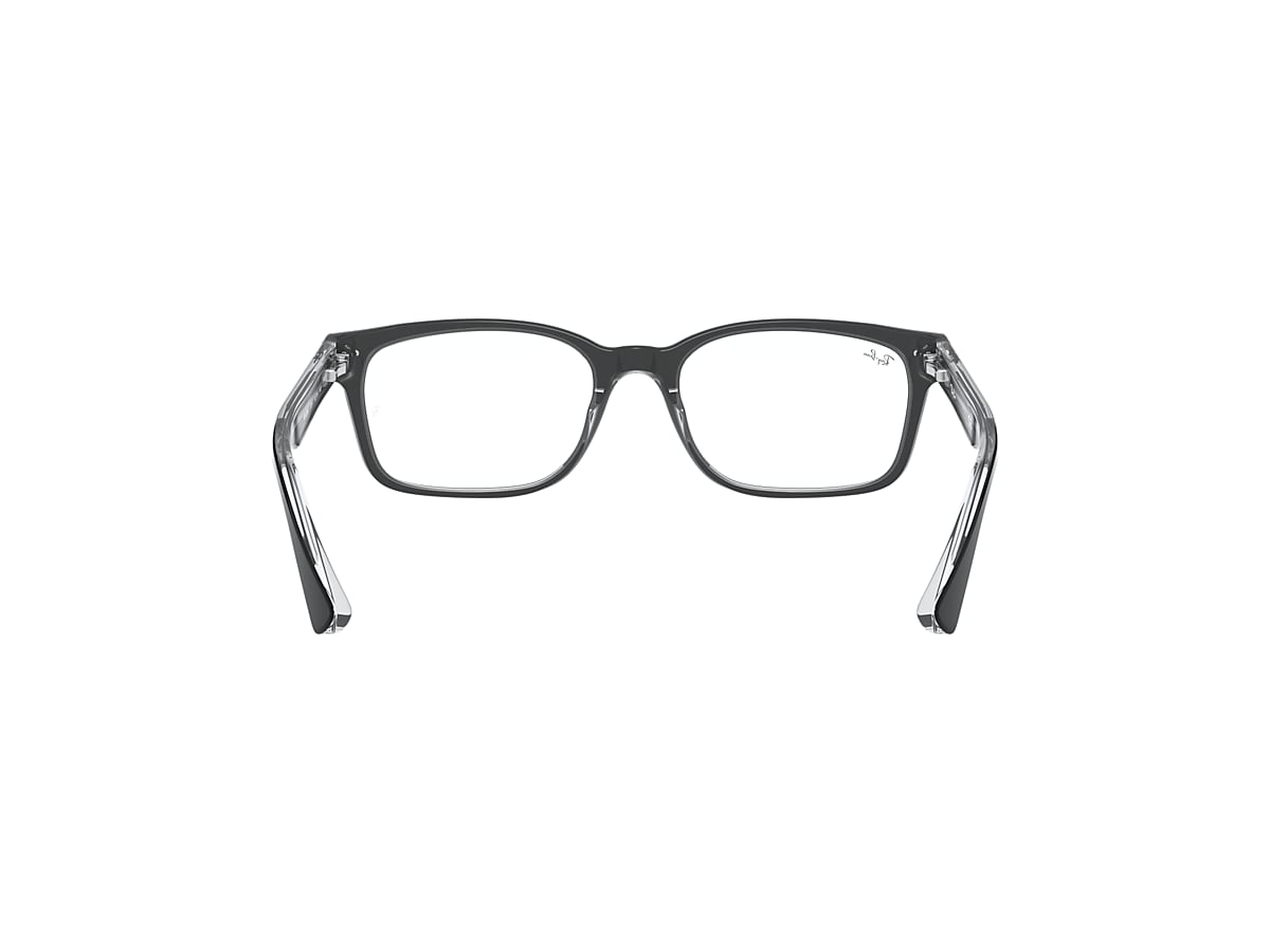 RB5286 OPTICS Eyeglasses with Black On Transparent Frame RB5286 OPTICS Eyeglasses with Black On Transparent Frame