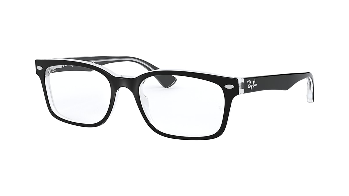 Passief natuurlijk Alexander Graham Bell Rb5286 Optics Eyeglasses with Black On Transparent Frame | Ray-Ban®