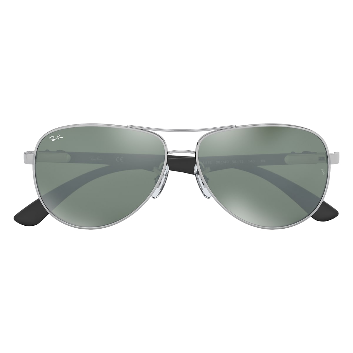 CARBON FIBRE Sunglasses in Silver and Silver - RB8313 - Ray-Ban