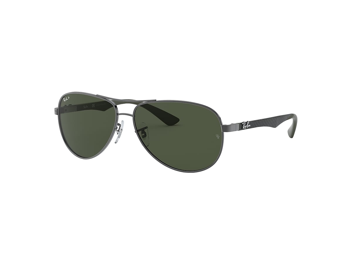 CARBON FIBRE Sunglasses in Gunmetal and Green - RB8313 | Ray-Ban® US