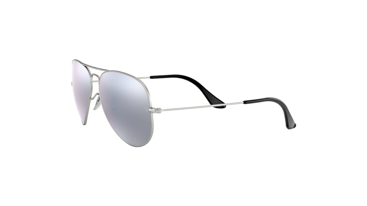 Ray ban silver mirror sales aviators