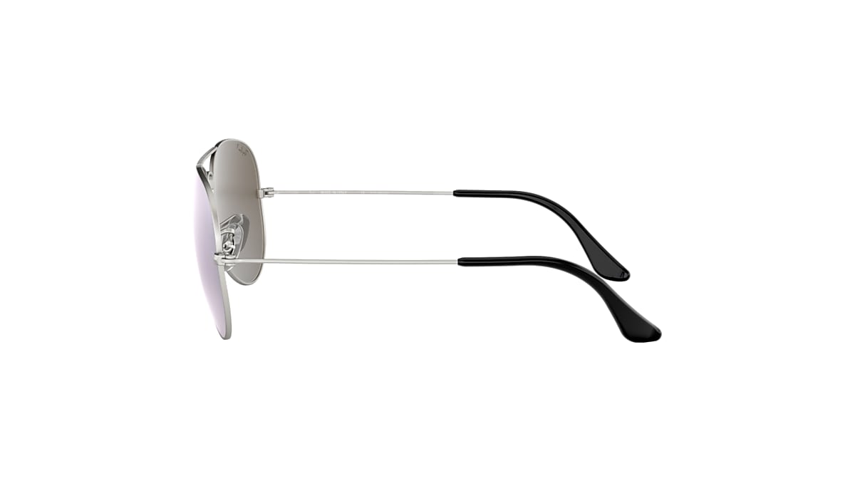 AVIATOR MIRROR Sunglasses in Silver and Dark Grey - RB3025