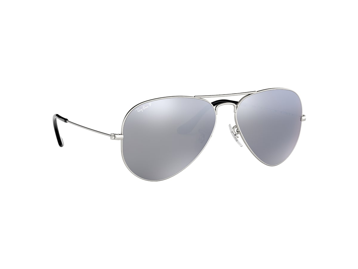 RAY BAN Aviator Silver Mirror Sunglasses - Tony's Tuxes and