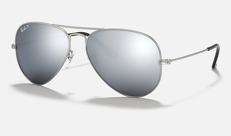 AVIATOR MIRROR in Silver and Grey - RB3025 Ray-Ban®