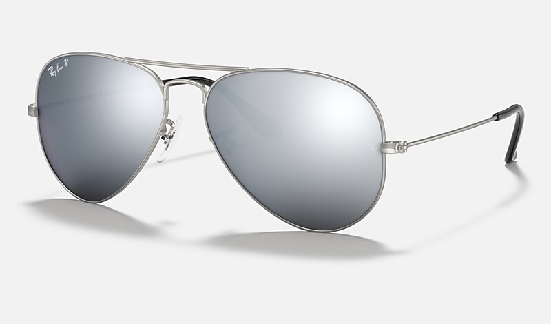 AVIATOR MIRROR Sunglasses in Silver and Grey - RB3025 | Ray-Ban® US