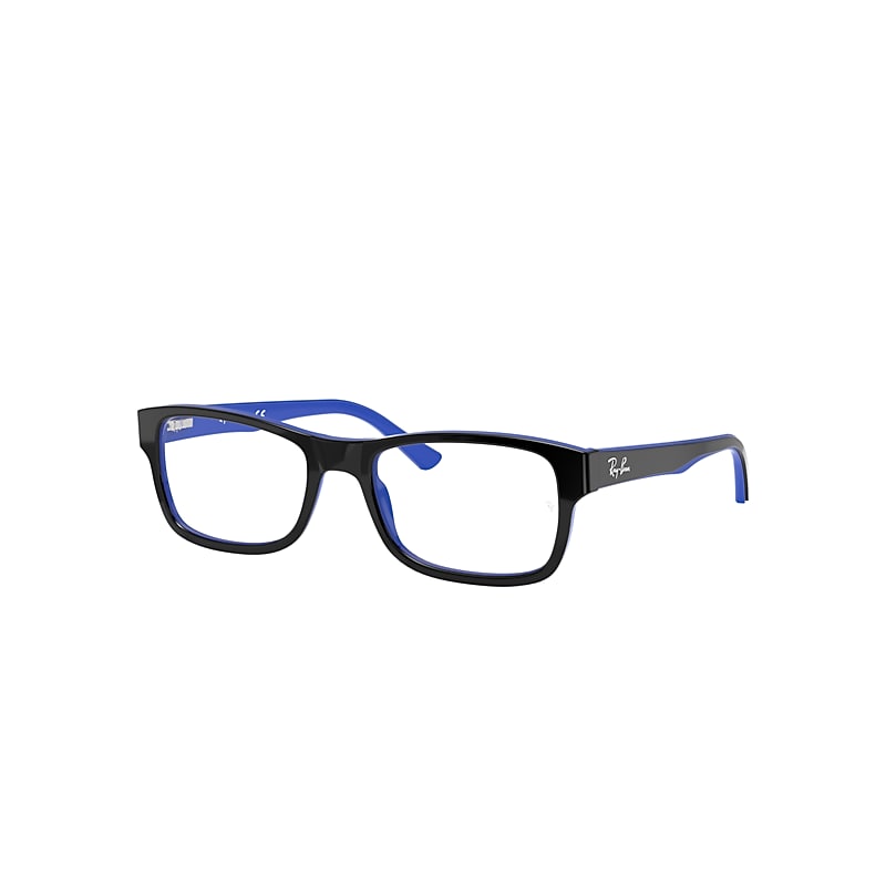 Ray-Ban Rb5268 Eyeglasses Black Frame Clear Lenses 50-17