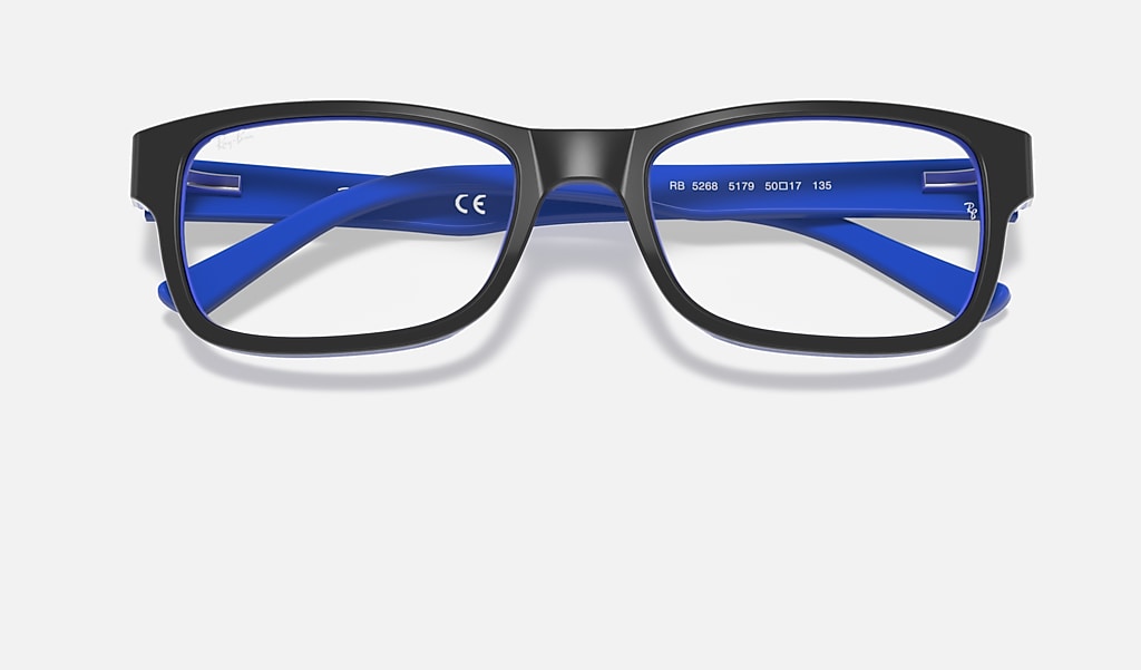 Rb5268 Eyeglasses with Black On Blue Frame | Ray-Ban®