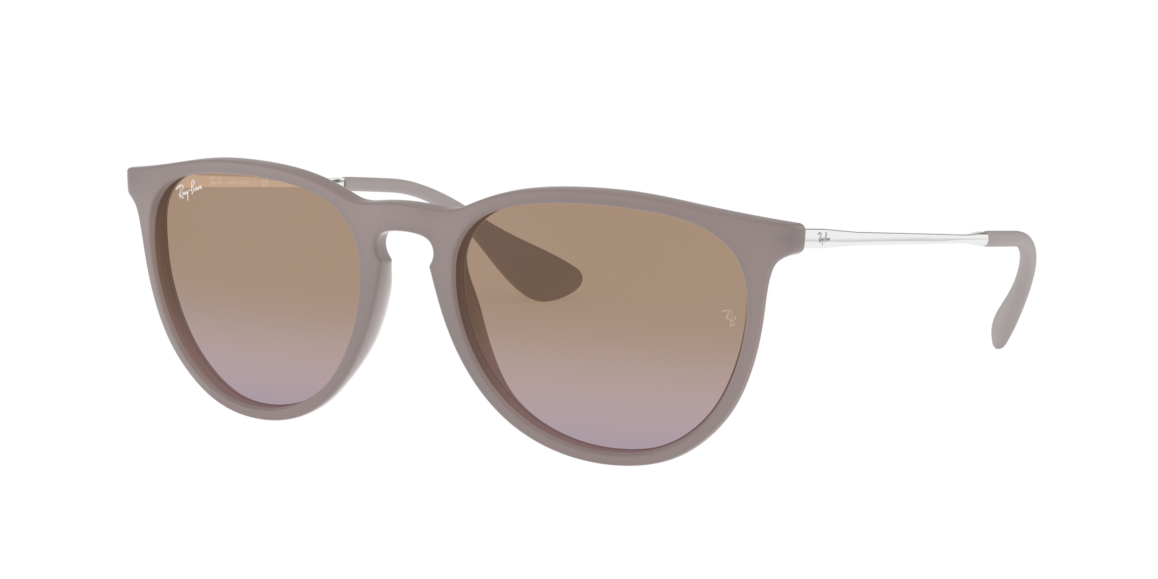 Erika Classic Sunglasses in Dark Sand and Brown/Violet | Ray-Ban®