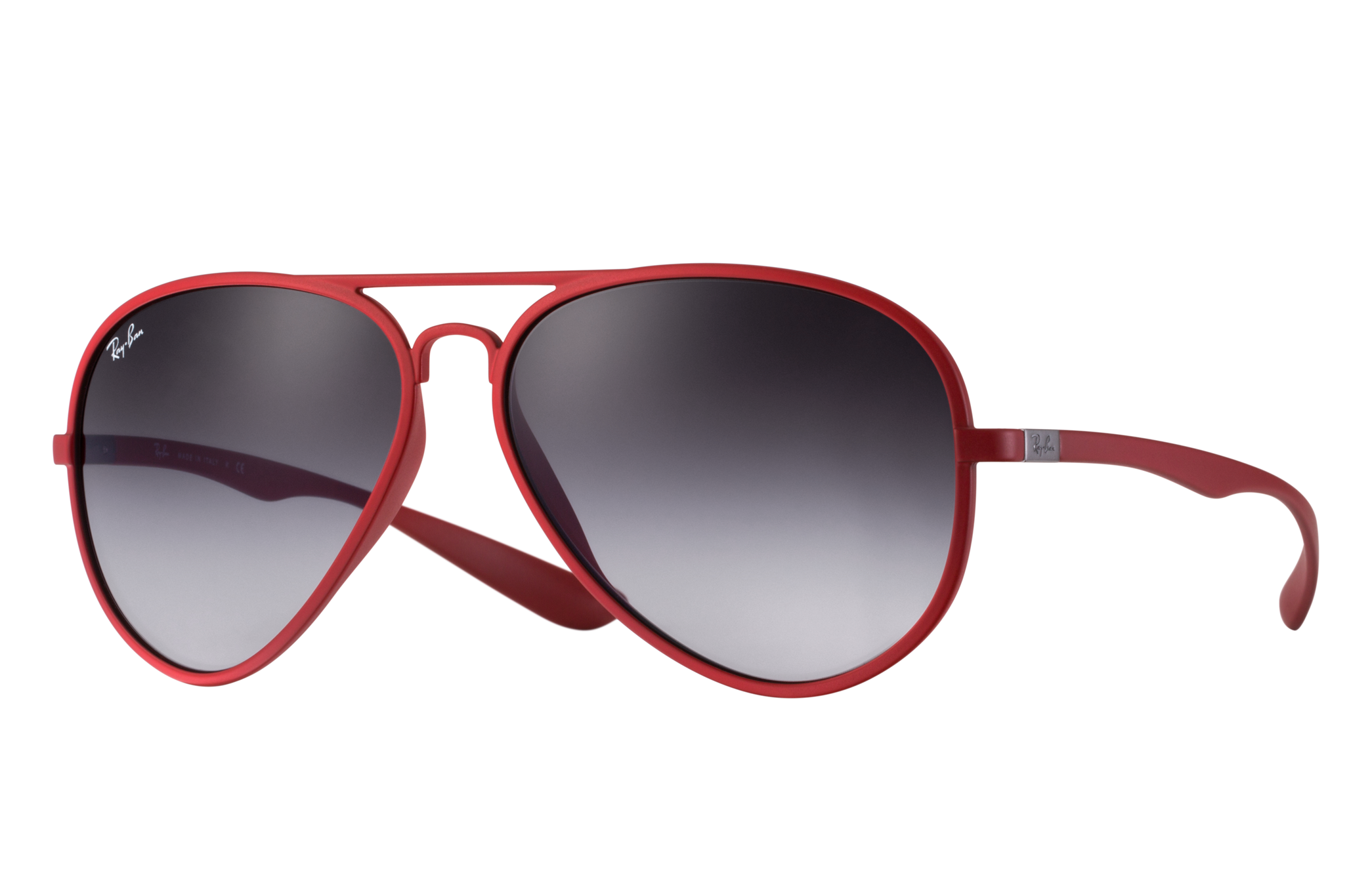 boom Eigenlijk bal Aviator Liteforce Sunglasses in Red and Grey | Ray-Ban®