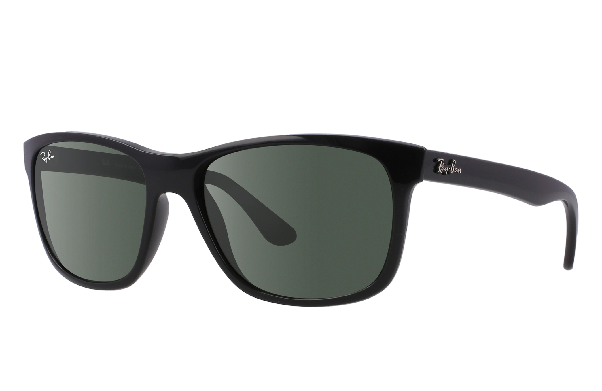 green frame ray ban sunglasses