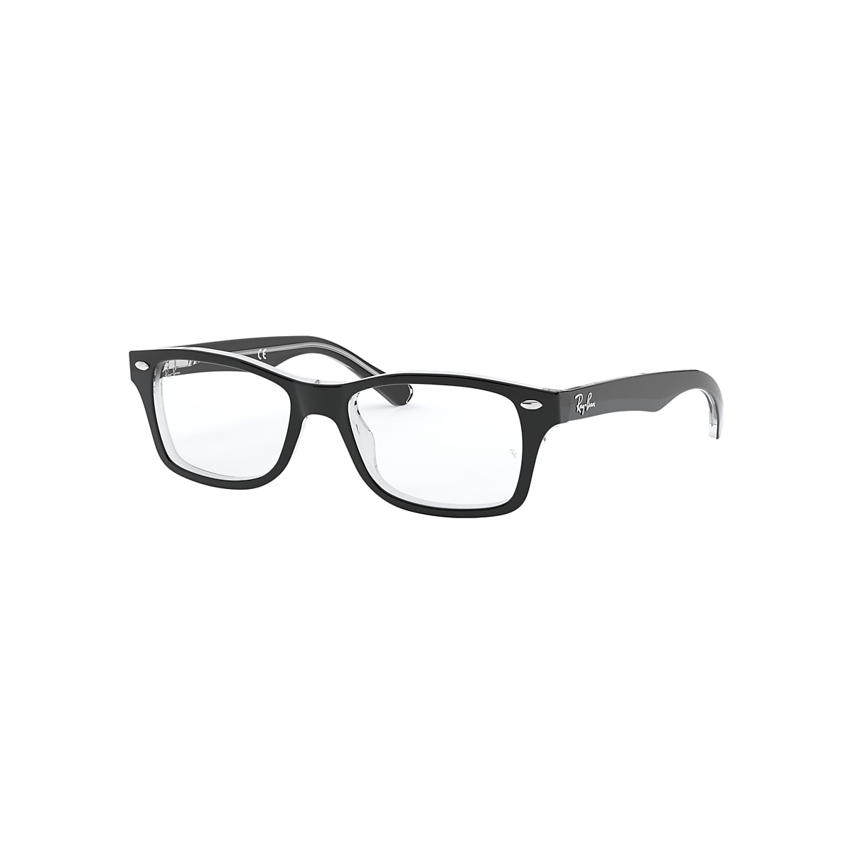 RB1531 OPTICS KIDS Eyeglasses with Black On Transparent