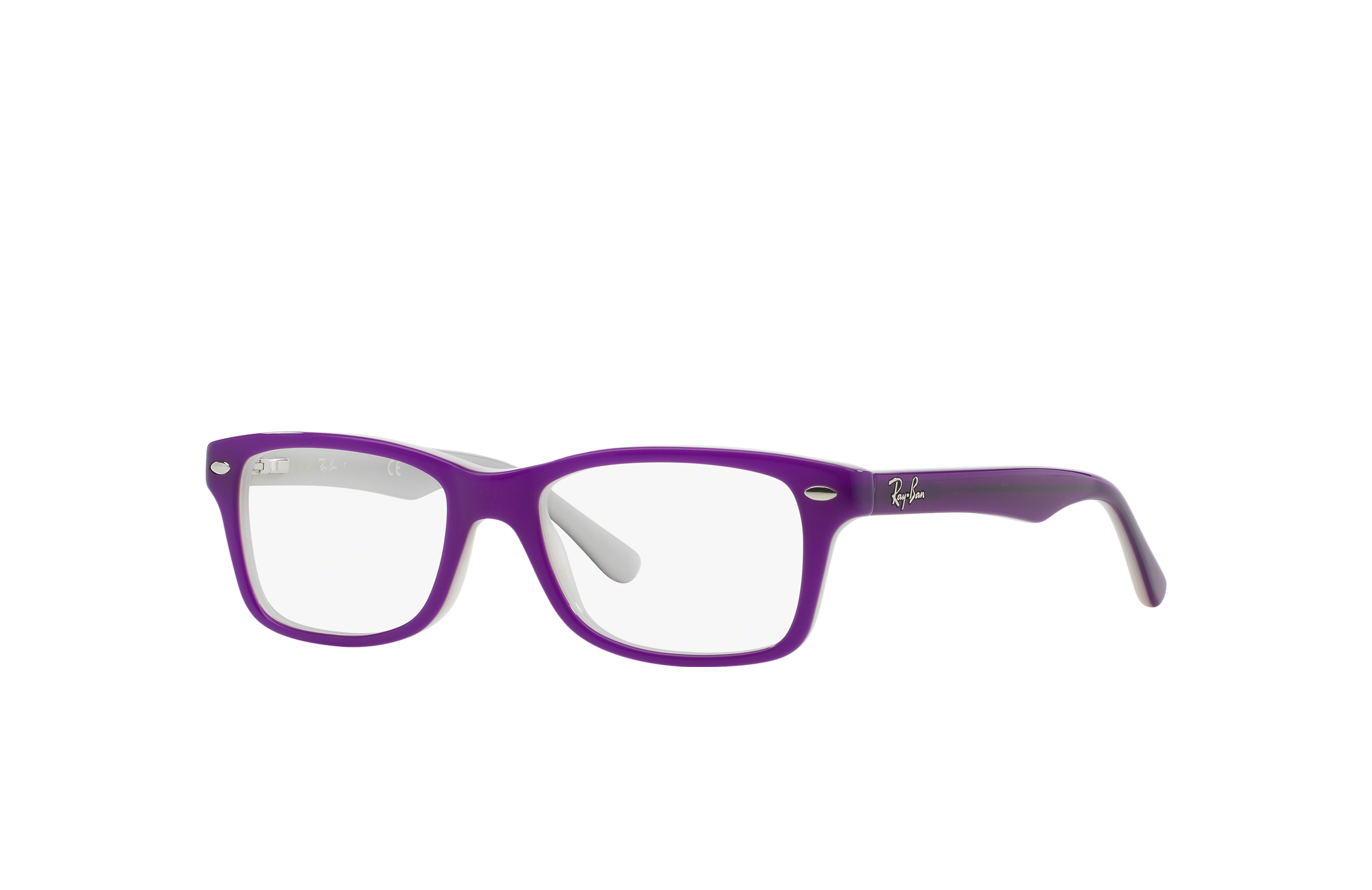 purple ray ban glasses