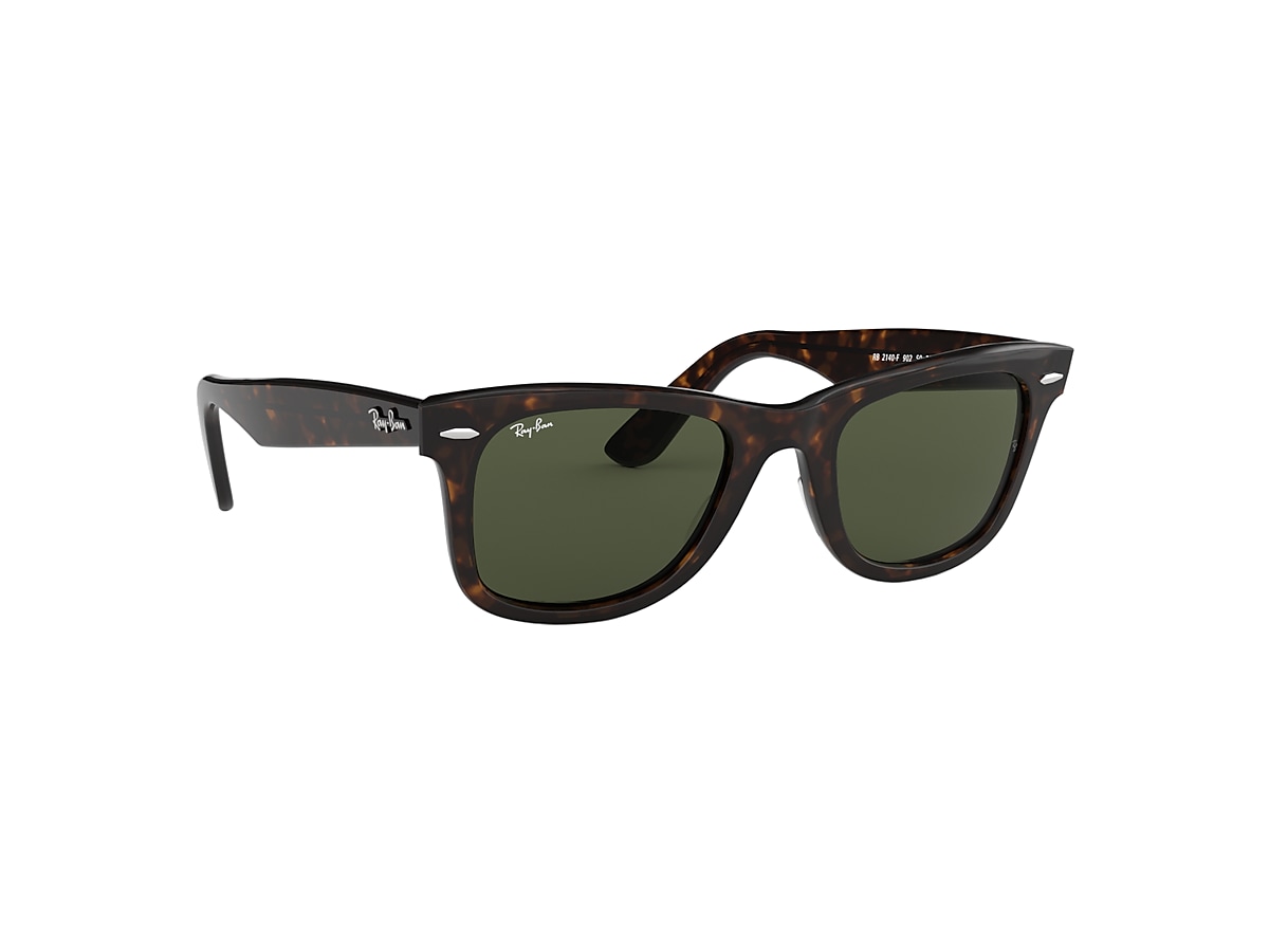 Plateau klon strubehoved ORIGINAL WAYFARER CLASSIC Sunglasses in Tortoise and Green - RB2140F | Ray- Ban® US