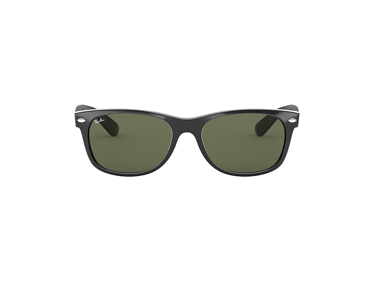 NEW WAYFARER CLASSIC Sunglasses in Black and Green - RB2132F | Ray