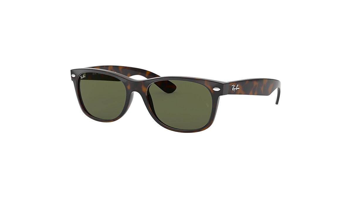 NEW WAYFARER CLASSIC Sunglasses in Tortoise and G-15 Green - RB2132F | Ray- Ban® US NEW WAYFARER CLASSIC Sunglasses in Tortoise and G-15 Green - RB2132F | Ray- Ban® US
