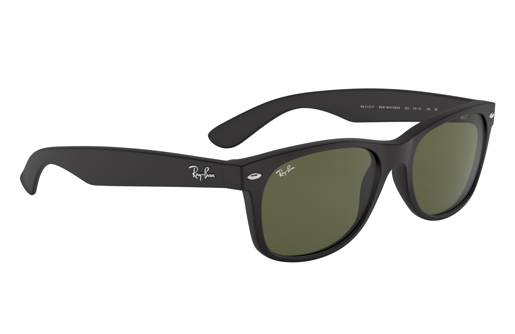 ray ban new wayfarer matte black polarized