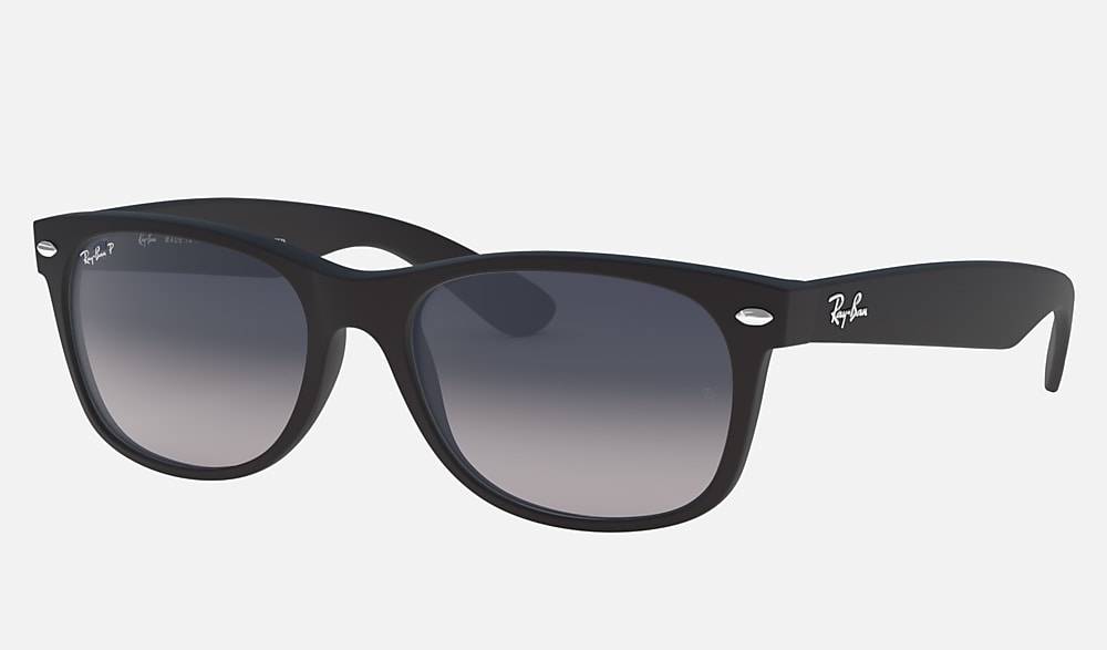 NEW WAYFARER MATTE Sunglasses in Black and Blue - RB2132F 