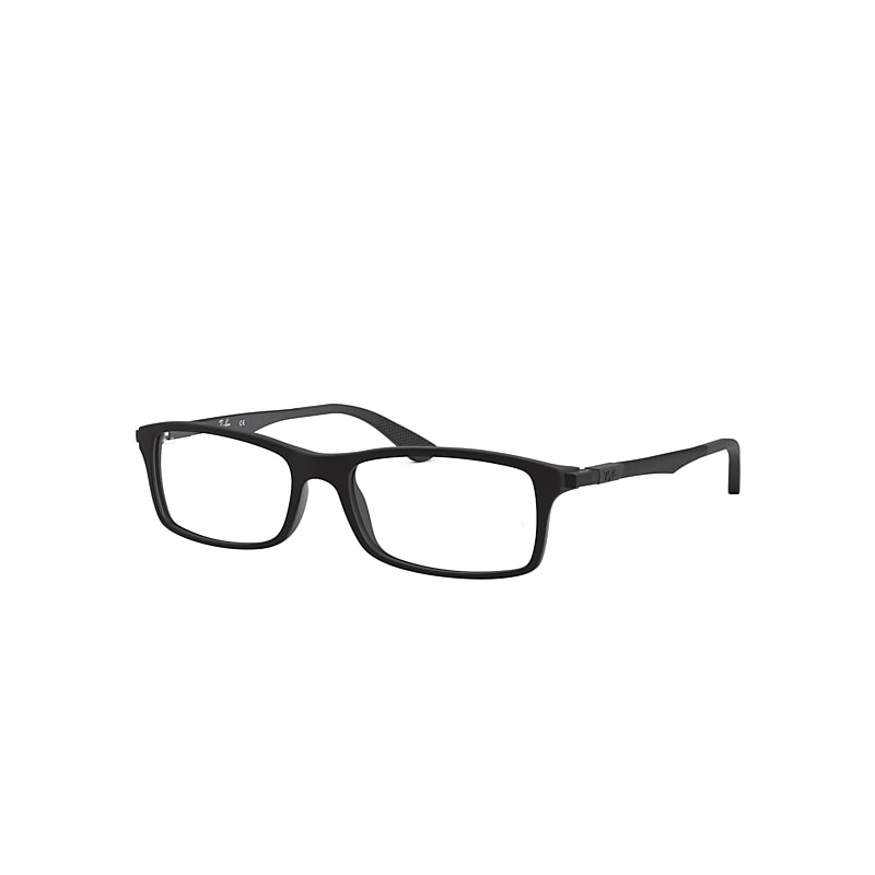 Ray-Ban Rb7017 Optics Eyeglasses Black Frame Clear Lenses 54-17
