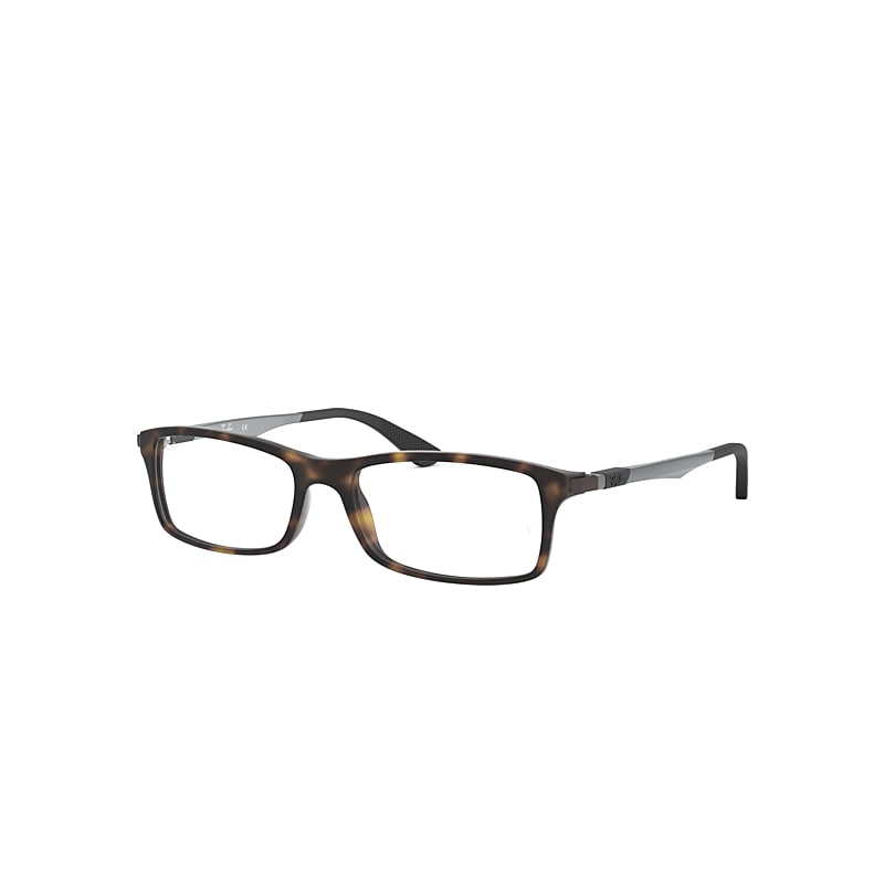 Ray-Ban Rb7017 Eyeglasses Gunmetal Frame Clear Lenses 54-17