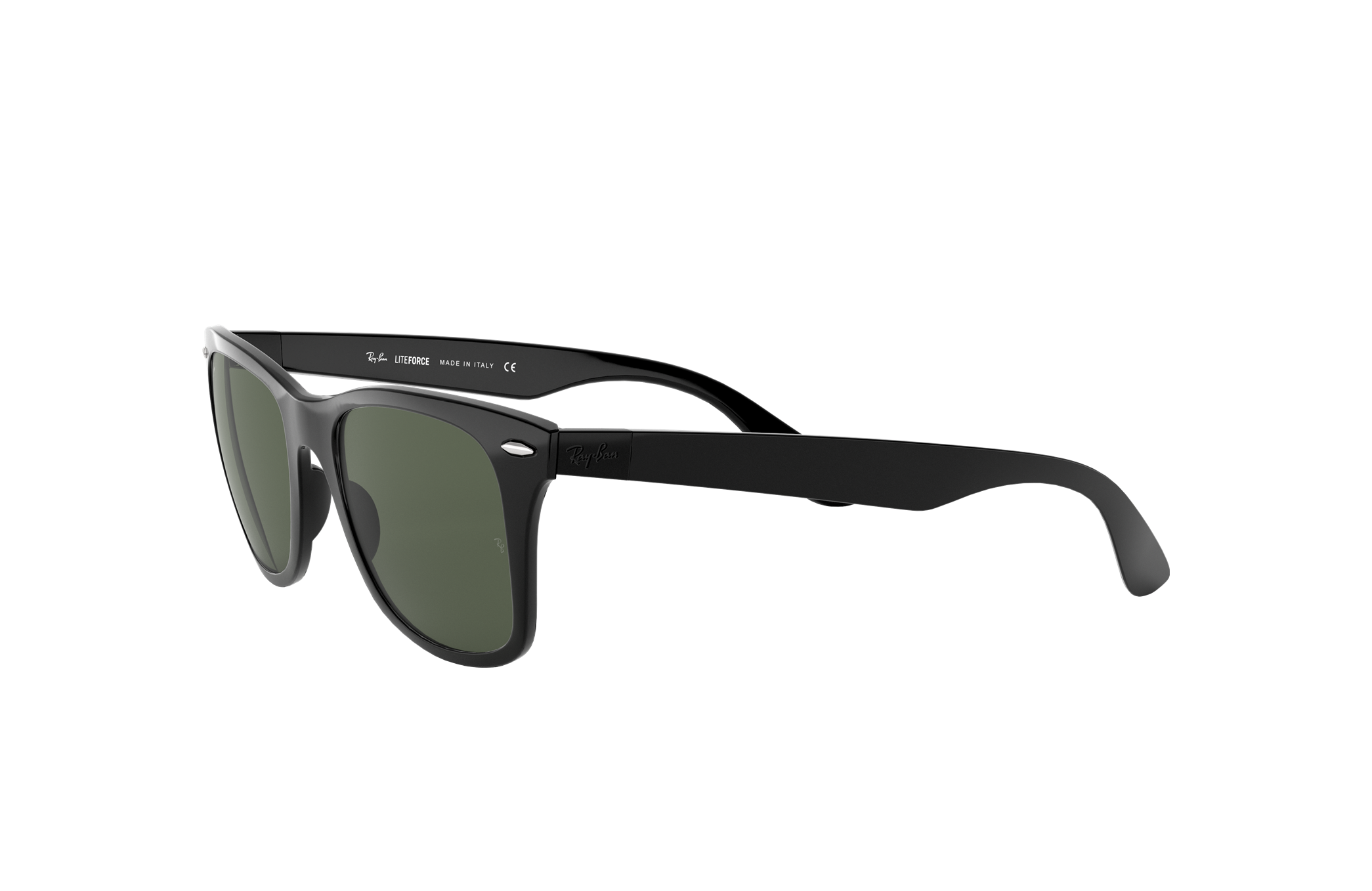 Wayfarer Liteforce Sunglasses in Black and Green | Ray-Ban®