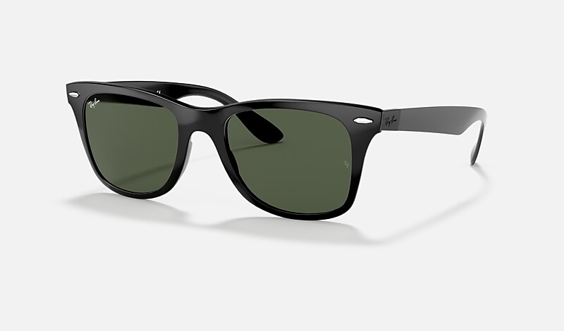 WAYFARER LITEFORCE Sunglasses in Black and Green - RB4195 | Ray
