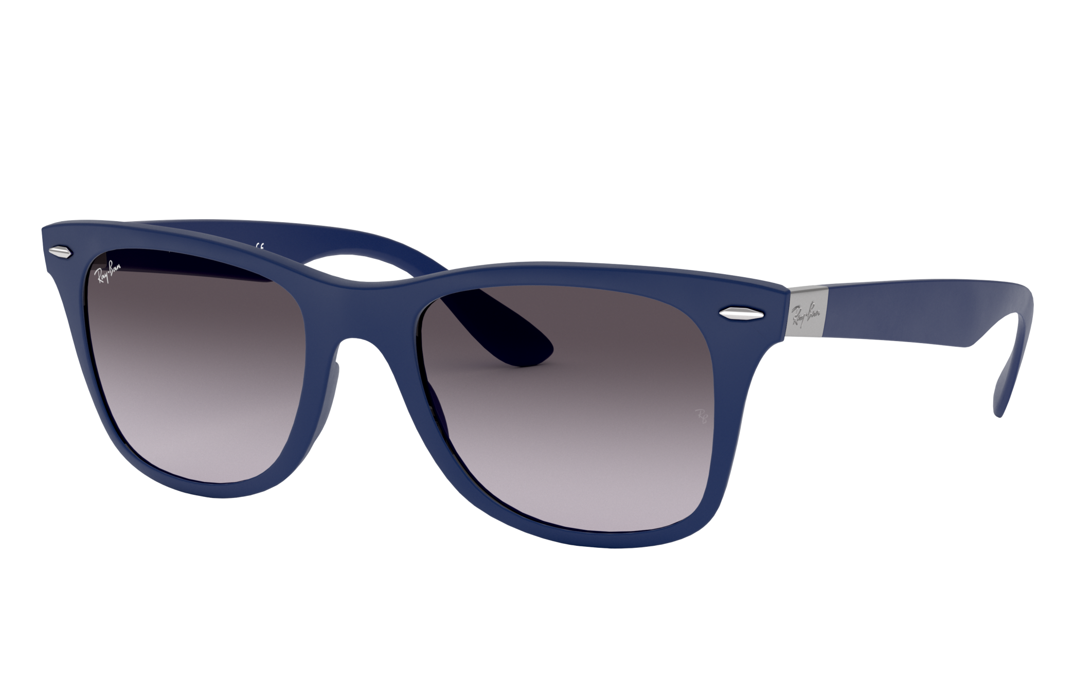 ray ban men's wayfarer liteforce polarized square sunglasses